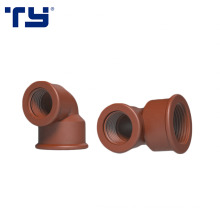 Reliable Quality Brown color PN16 High pressure Plastic IRAM PPR PPH Threaded Pipe Fittings